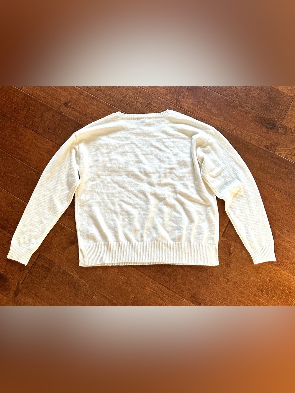 32 Degrees Cream Sweater with Red 'Love' Script - Picture 3 of 6
